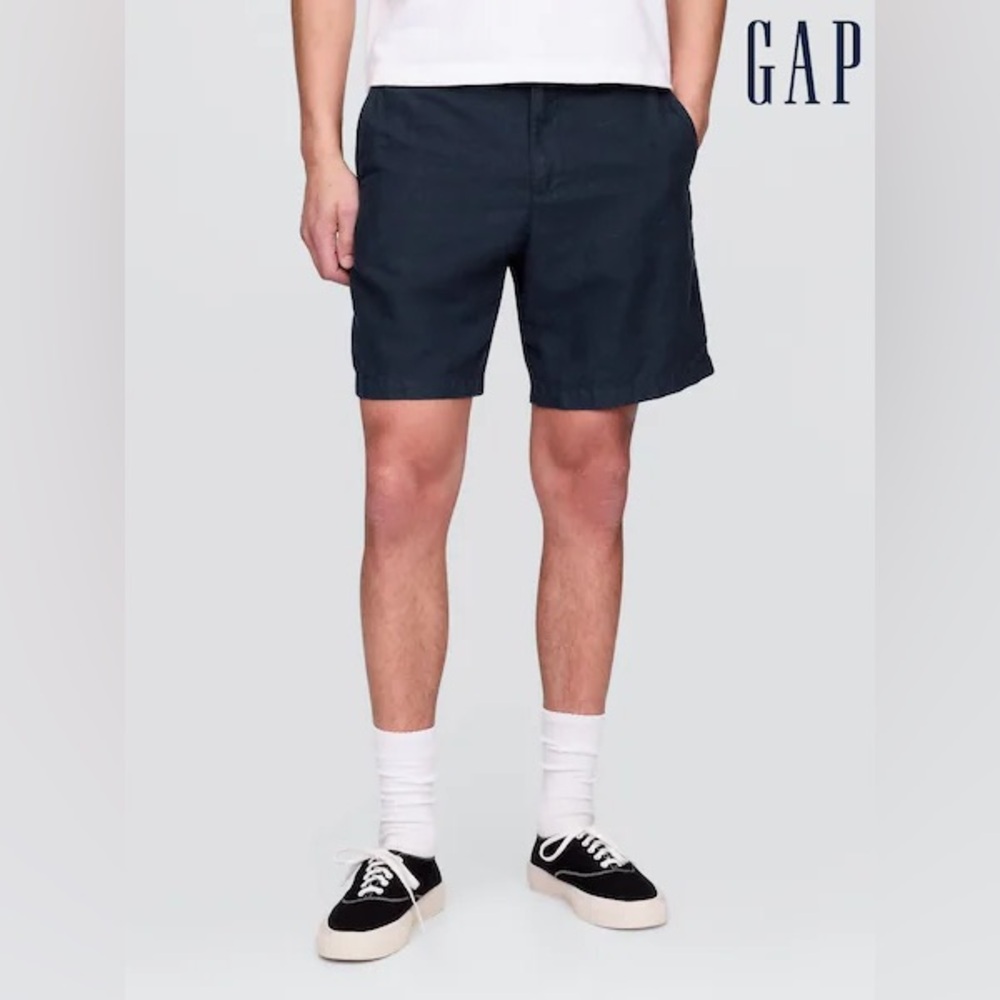 GAP/EUC Blue Flat Front Shorts Classic Style